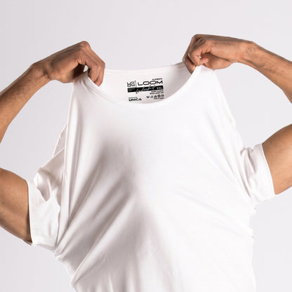 10_1 Premium Undershirt in White Loom Elements