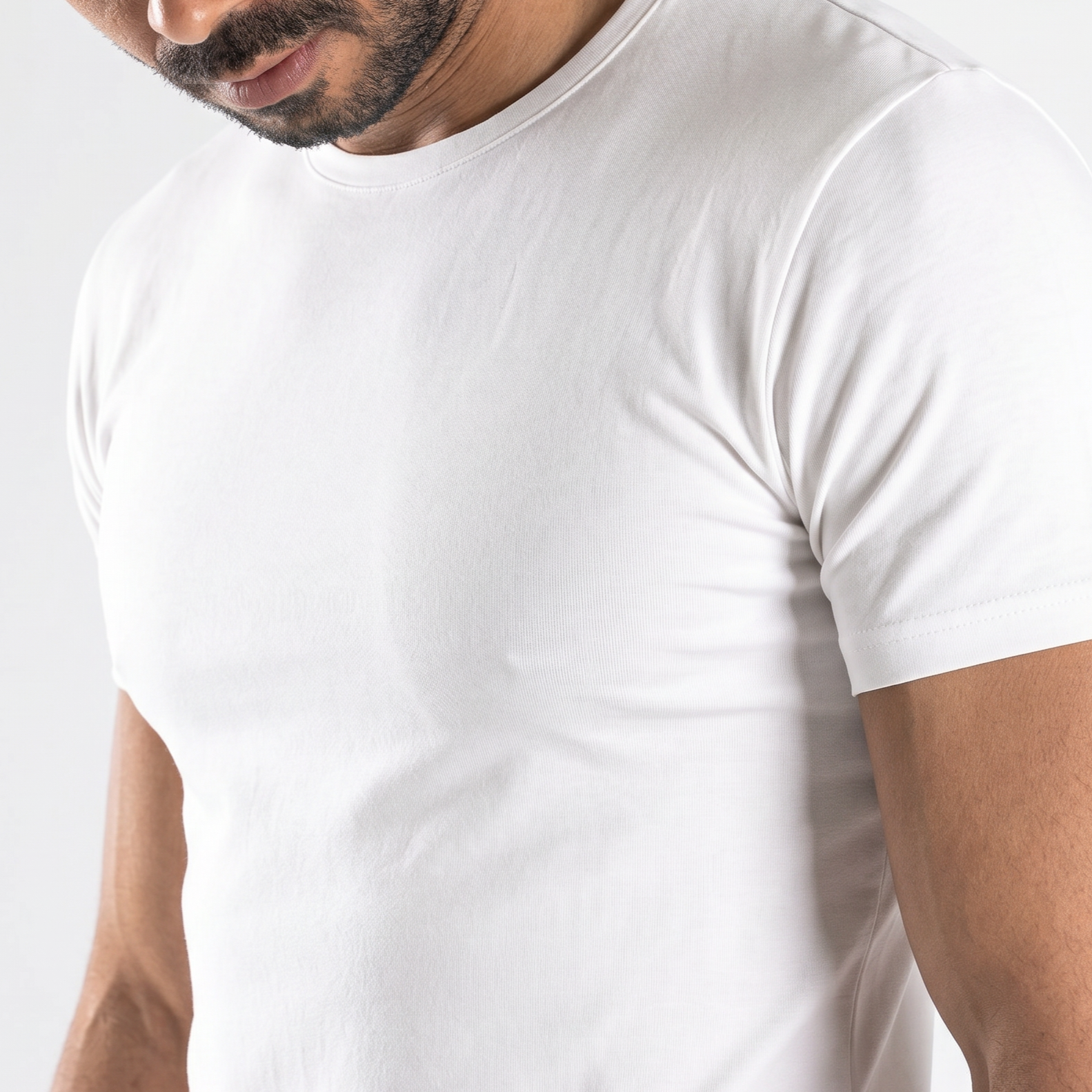 11 Premium Undershirt in White Loom Elements
