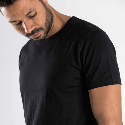 17 Premium Undershirt in Black Loom Elements
