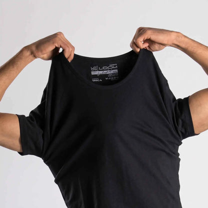 20 Premium Undershirt in Black Loom Elements