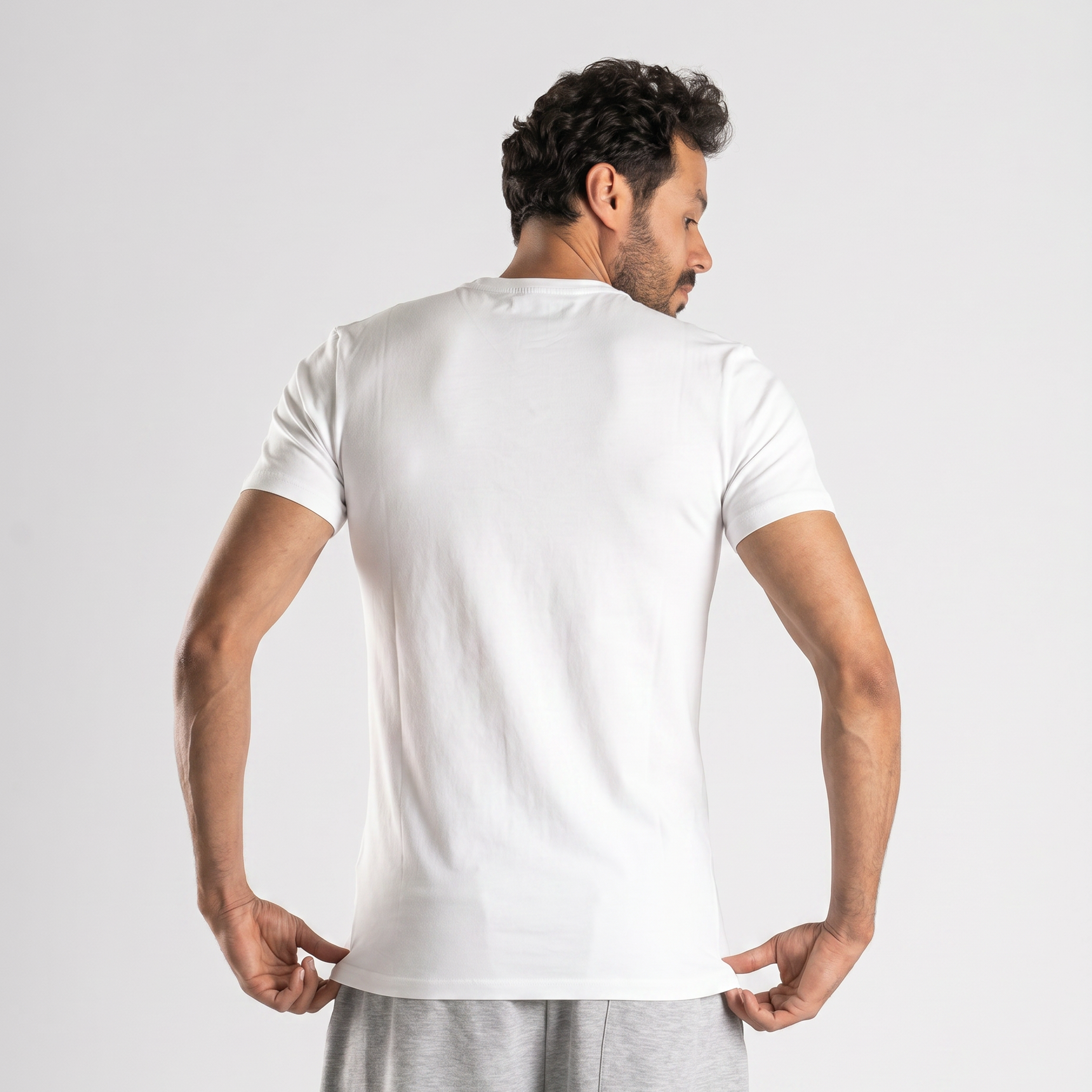 2_1 Premium Undershirt in White Loom Elements
